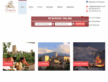 Tablet Screenshot of hotelcalderon.com